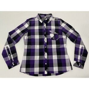 Outdoor Research Chelsea Button Down Shirt‎ Womens Medium M Roll Up Long Sleeve